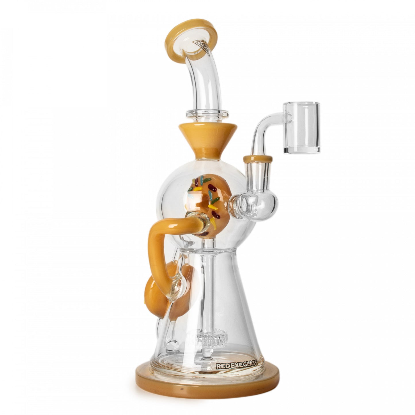 RED EYE GLASS® 12" Donut Concentrate Recycler