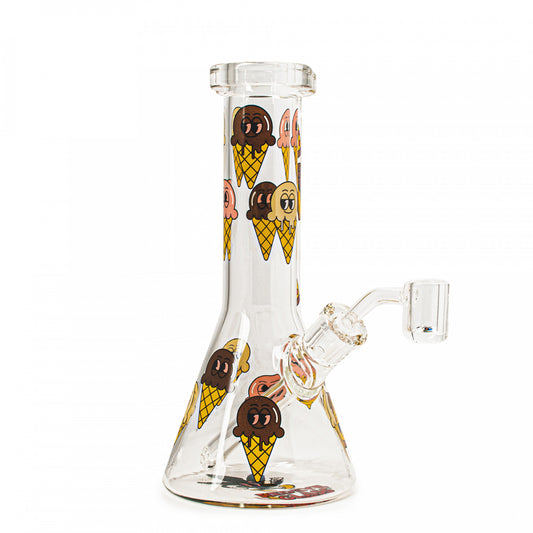 RED EYE GLASS® 8" Ice Cream Beaker