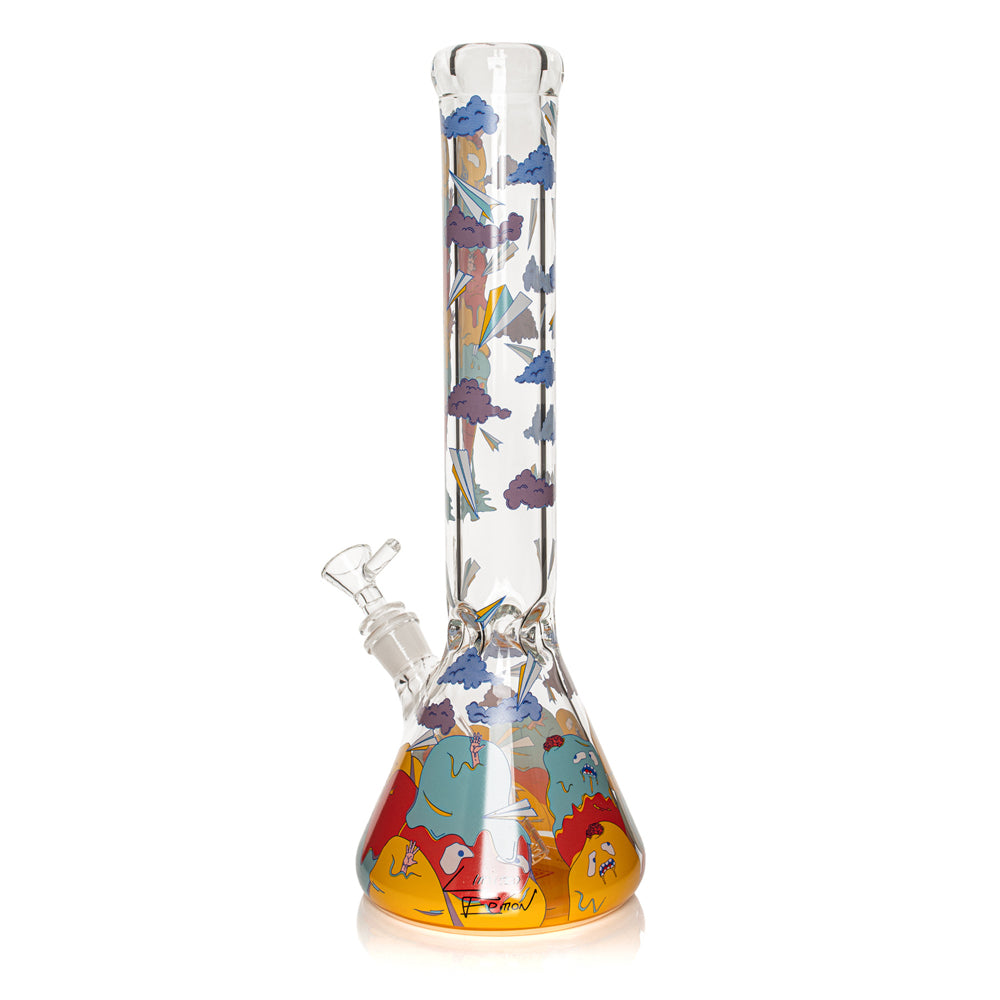 RED EYE GLASS® 15" Ice Cream Mountain 7mm Beaker
