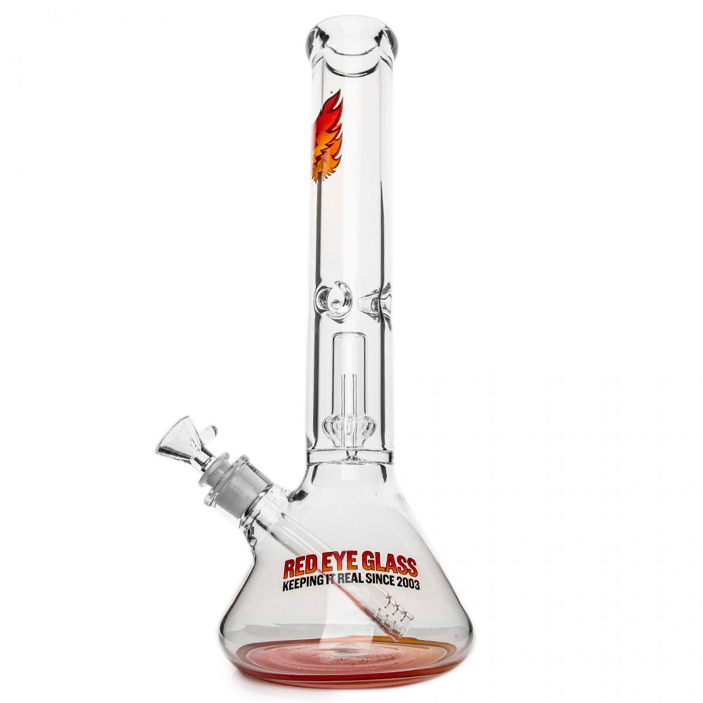 RED EYE GLASS® 15" 7mm Thick Classic Water Pipe