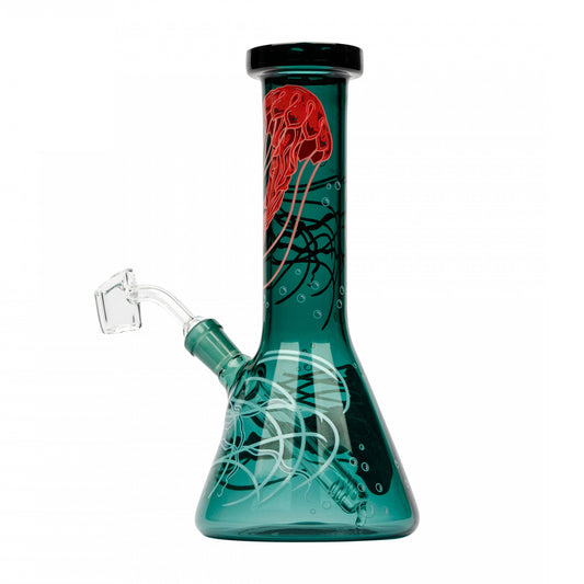 RED EYE GLASS® 8.5" Jellyfish Beaker