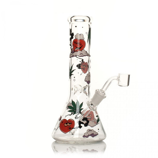 RED EYE GLASS® 8" Smokin' Hearts