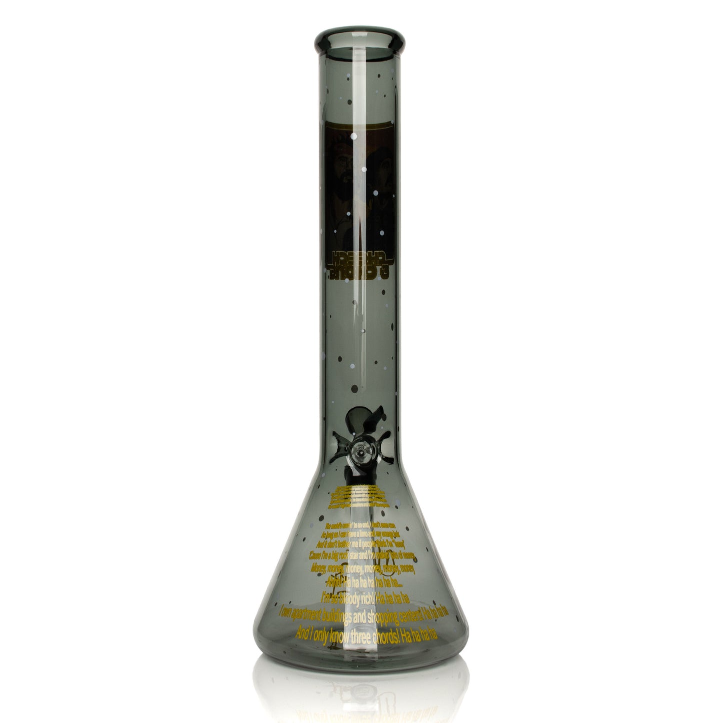 CHEECH & CHONG® GLASS 15" Stoners in Space Beaker Base Water Pipe