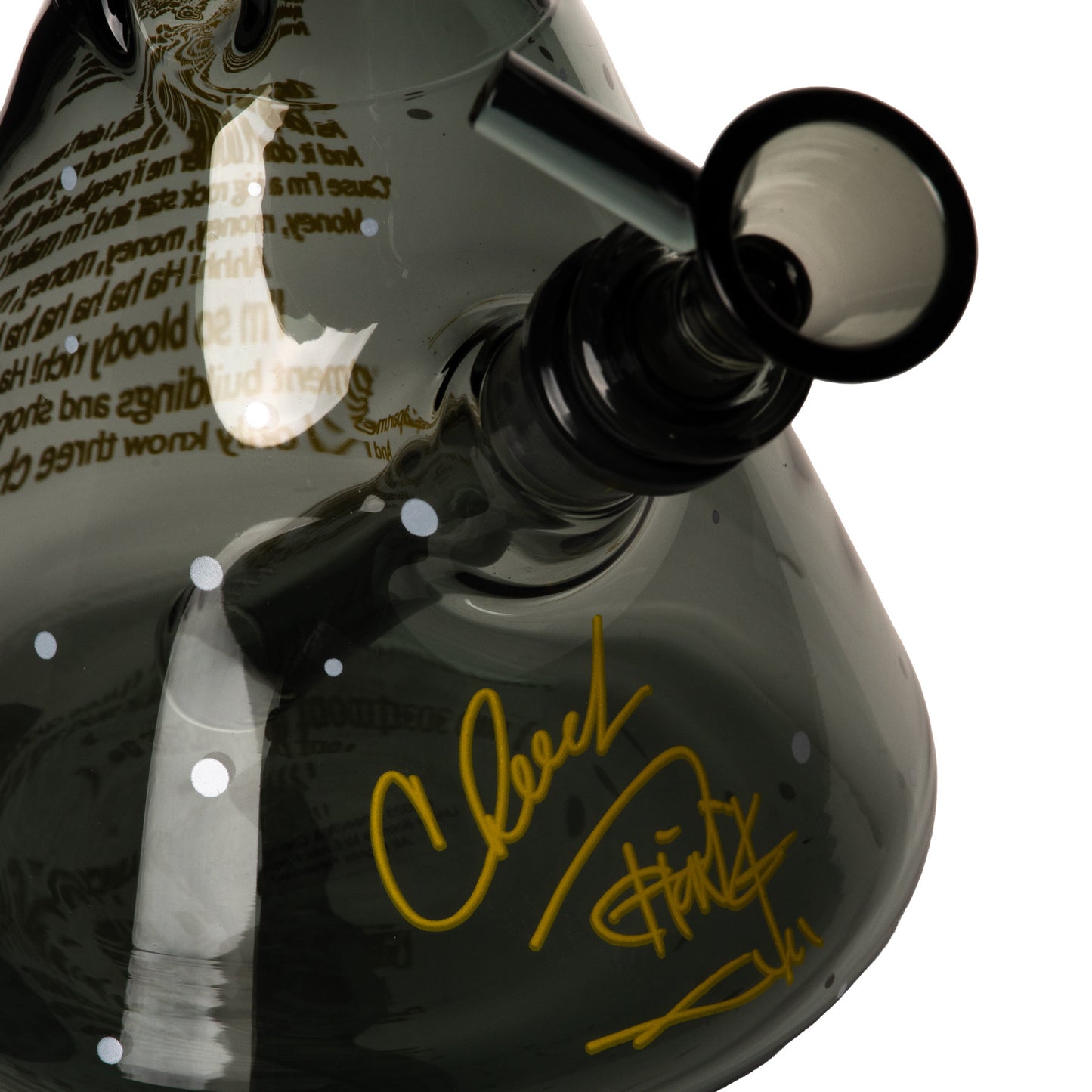 CHEECH & CHONG® GLASS 15" Stoners in Space Beaker Base Water Pipe