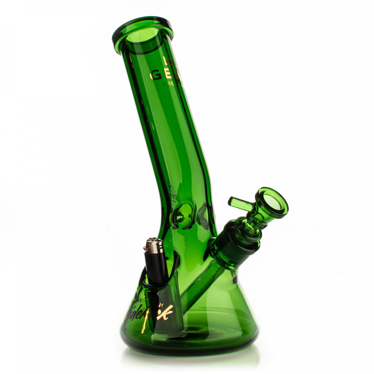 GEAR PREMIUM® 12" 7mm Thick Sidekick Laid Back Beaker Base Water Pipe