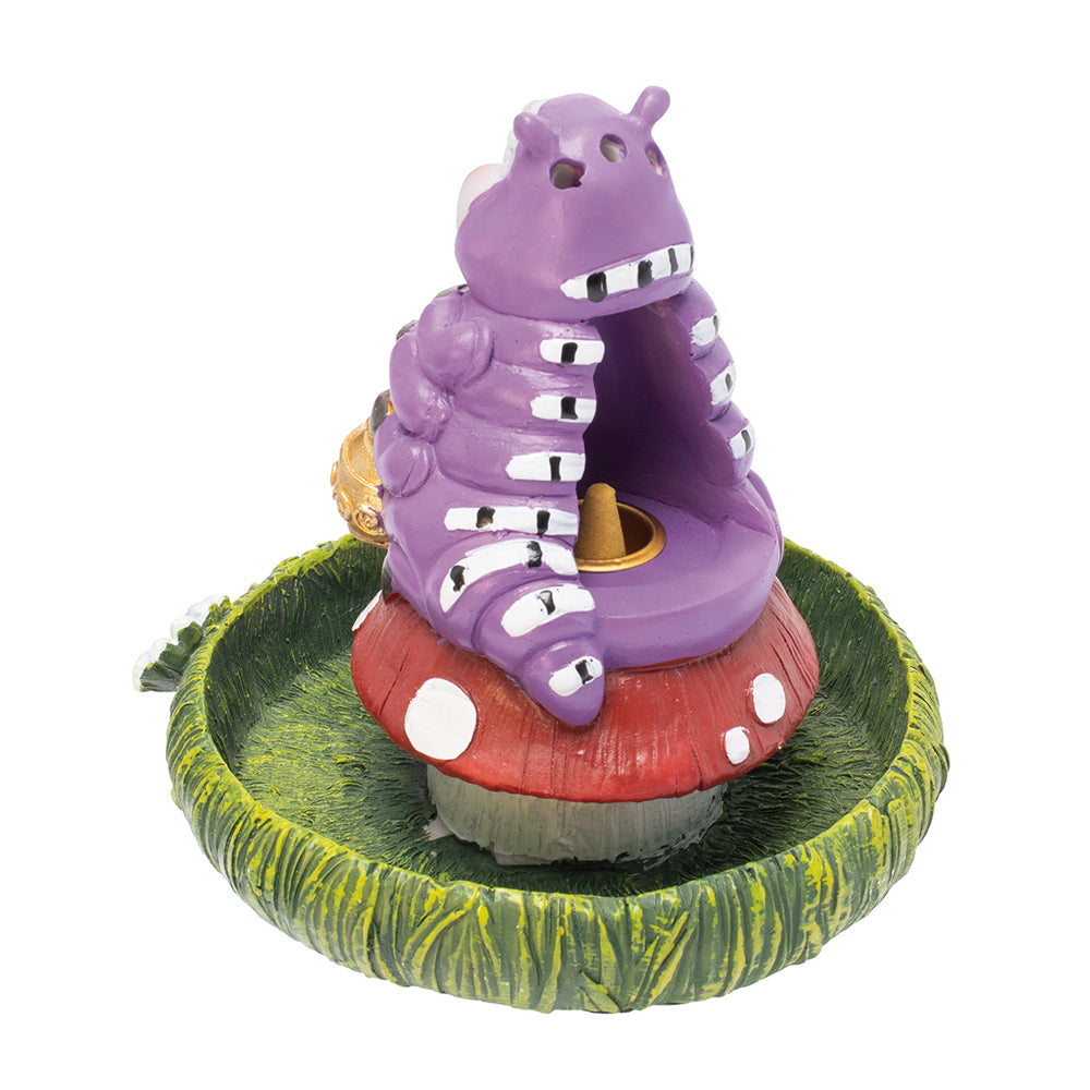 Smoking Caterpillar Dual Incense Burner