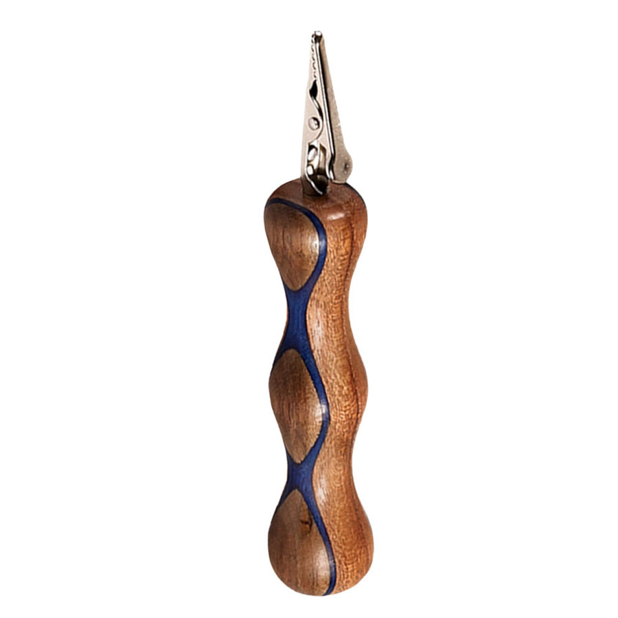 Curvy Wooden Roach Clip