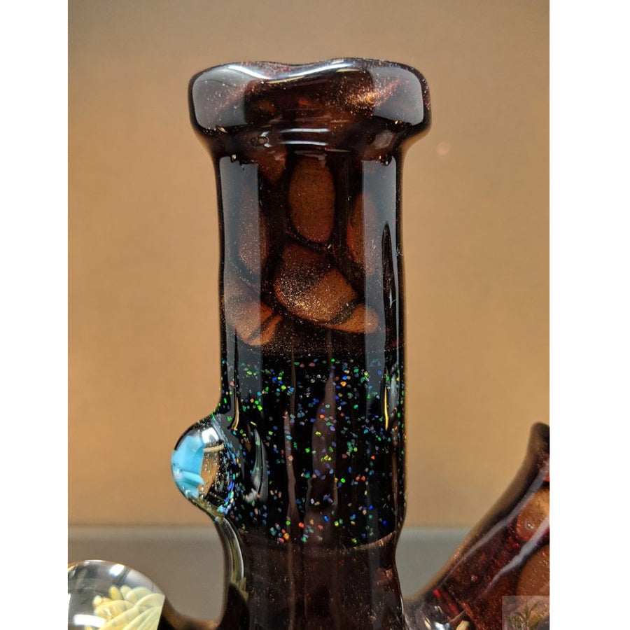 Kahuna Glass Crushed Opal Mini Tube