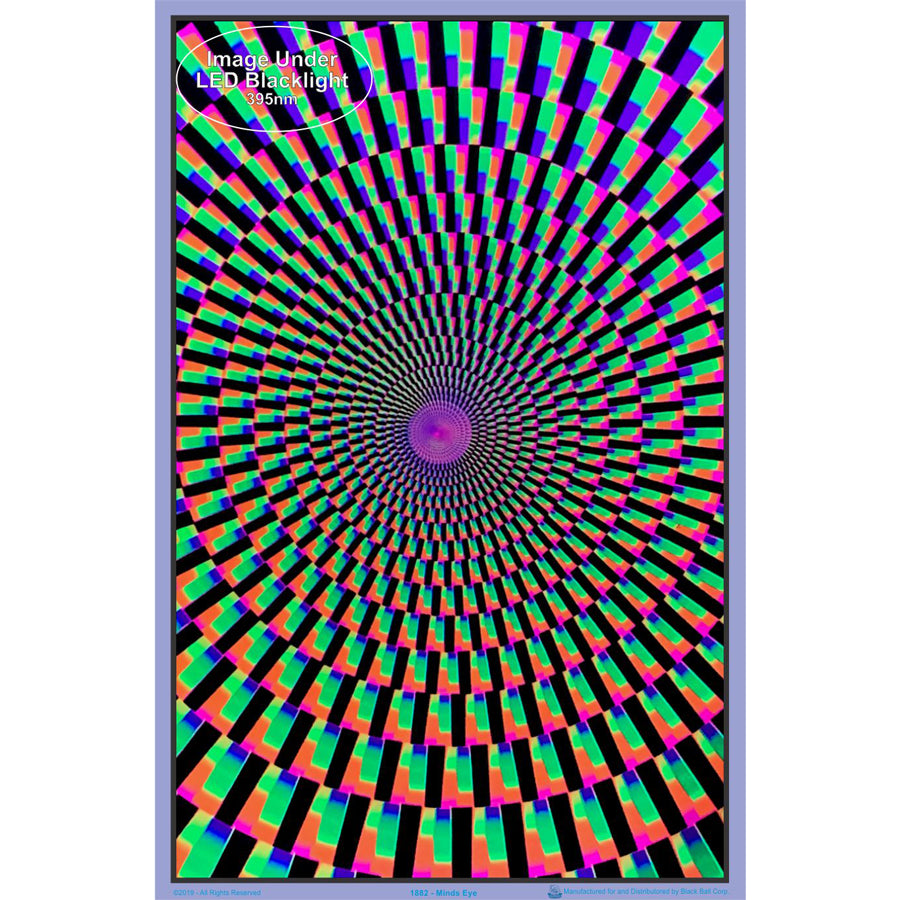 Minds Eye Blacklight Poster