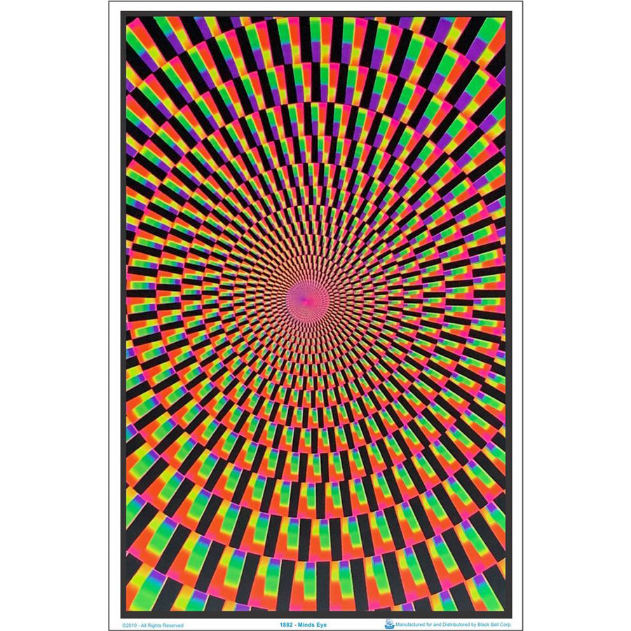 Minds Eye Blacklight Poster