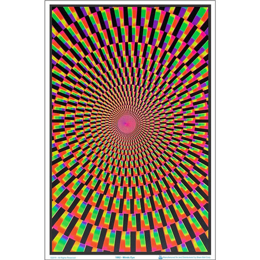 Minds Eye Blacklight Poster