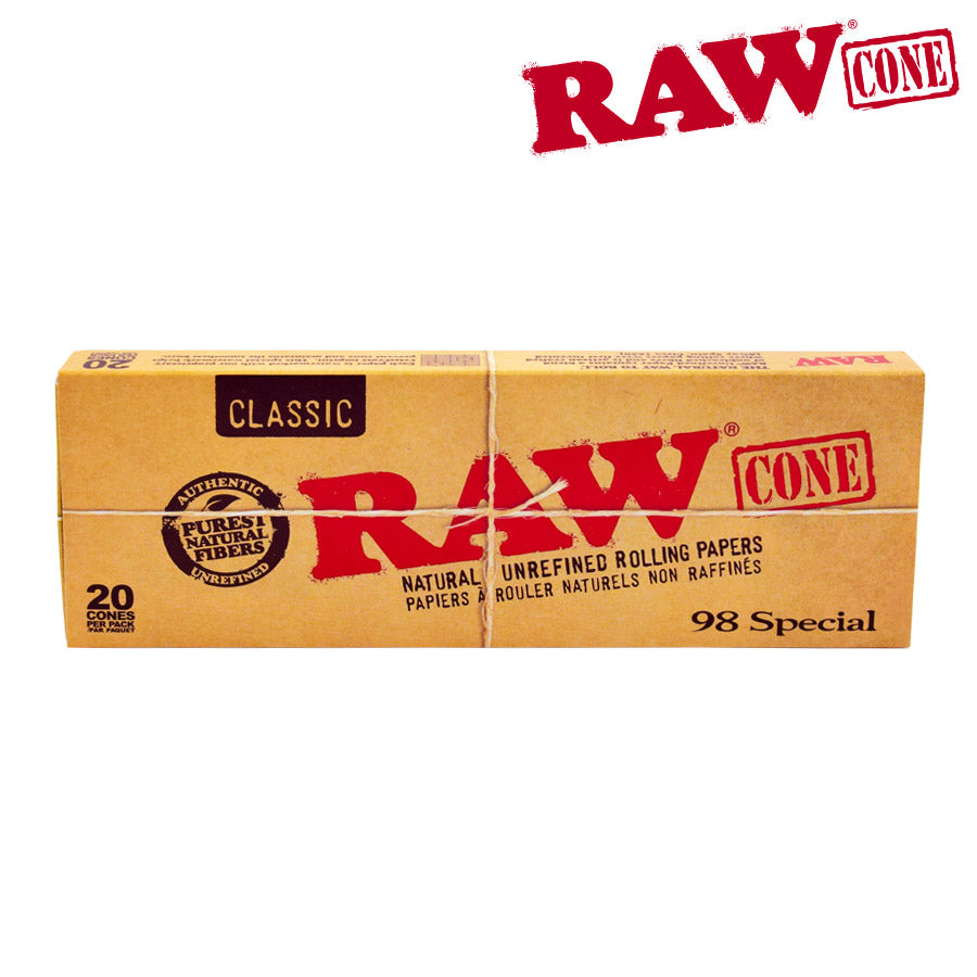 RAW Classic 98 Special Pre-Rolled Cones 20PK