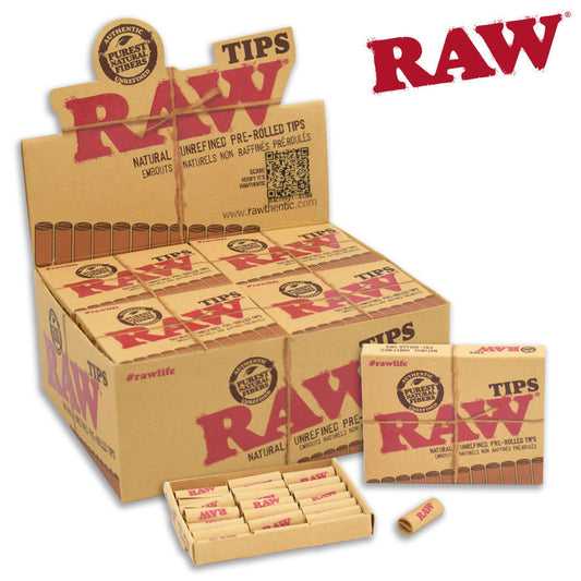 RAW Pre-Rolled Tips 21PK