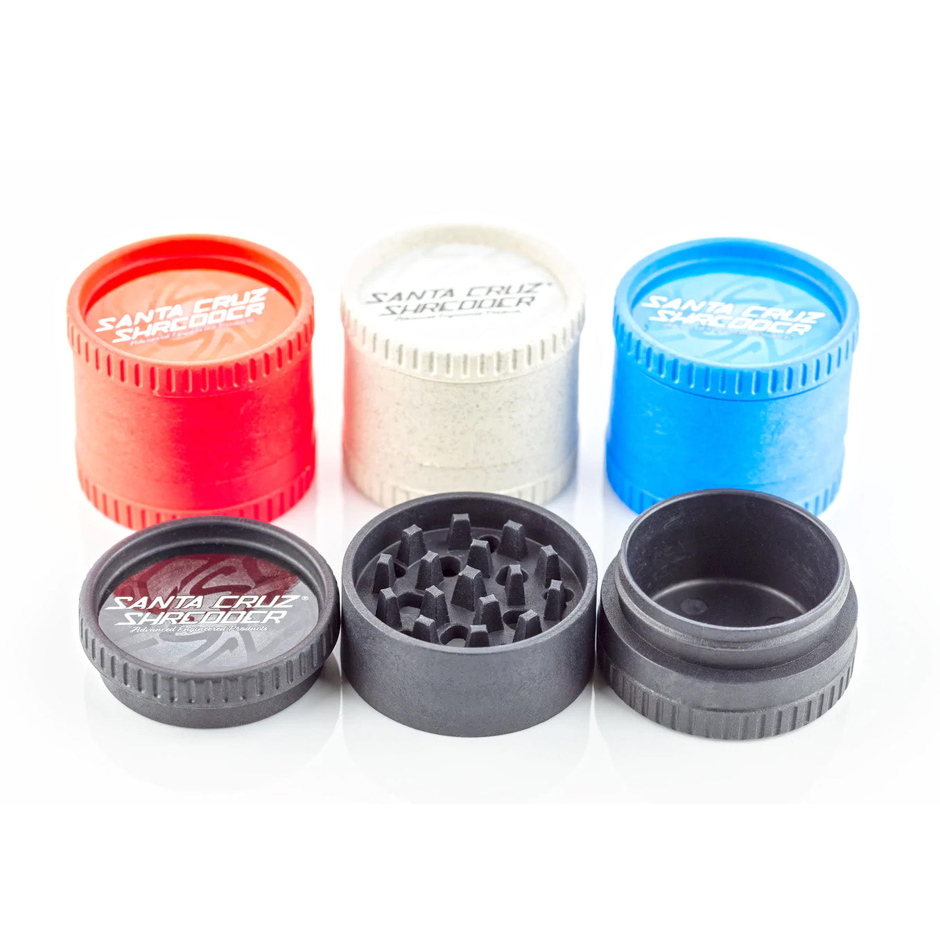 Santa Cruz Shredder Hemp Grinders - 3 Piece
