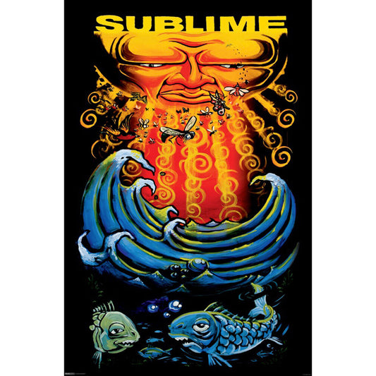 Sublime Sun and Fish Poster