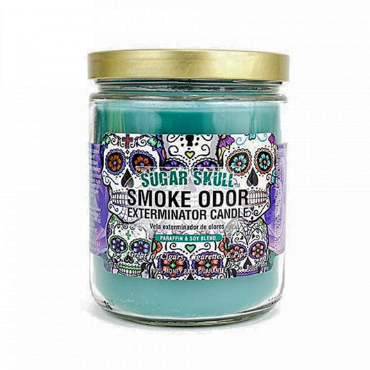 Smoke Odor Exterminator 13oz Sugar Skull Candle