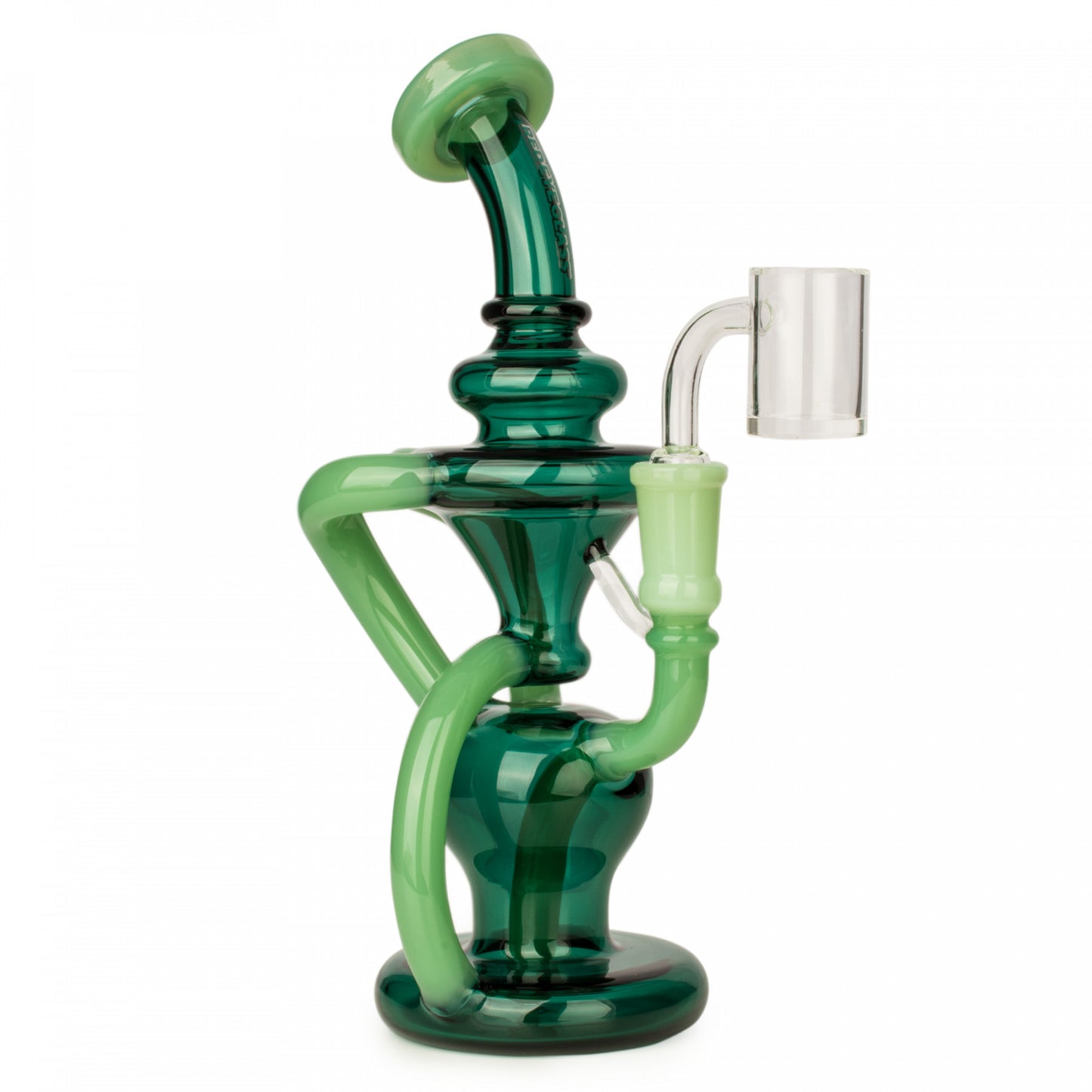 RED EYE GLASS® 9.5" Perseus Dual Uptake Recycler