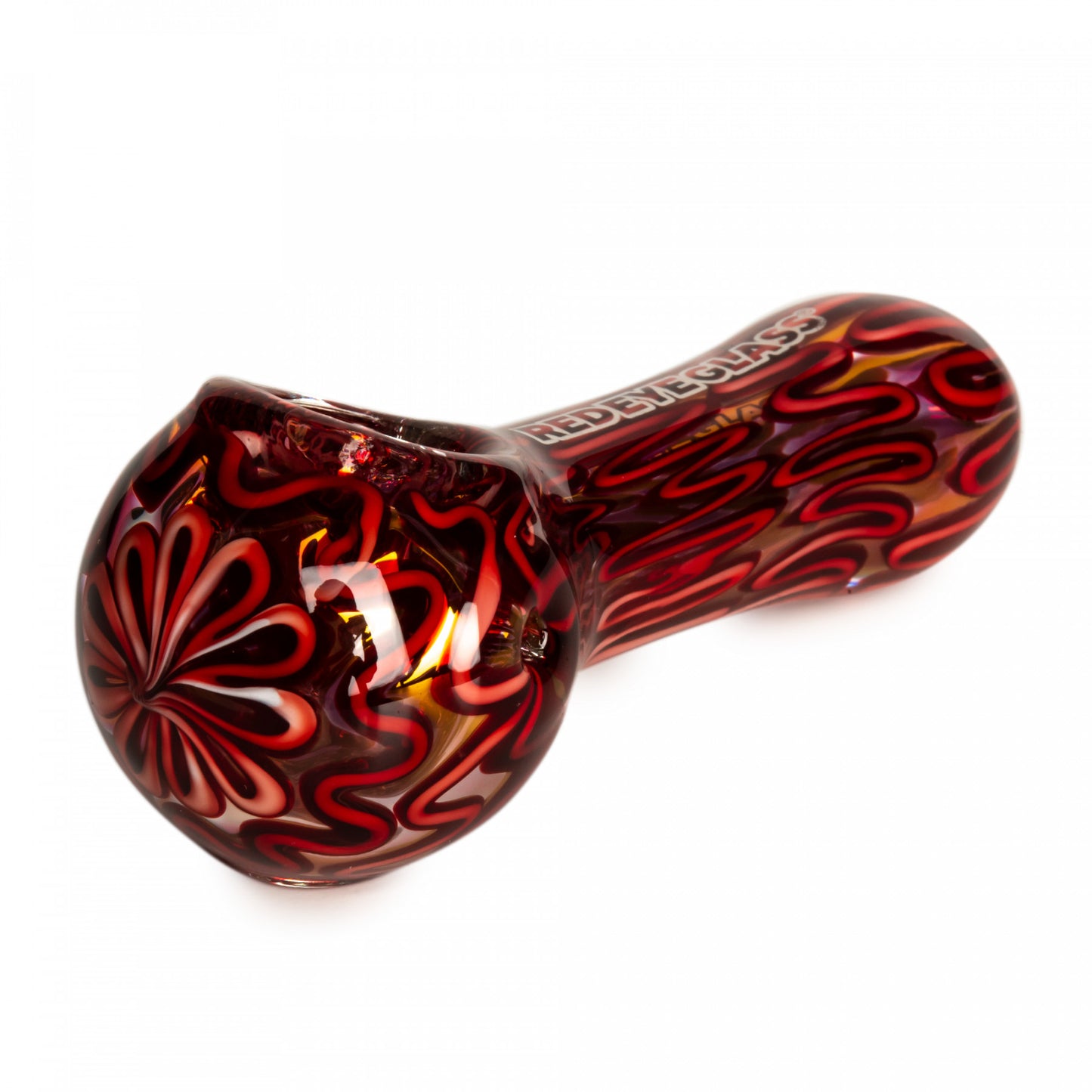 RED EYE GLASS® 4" Electric Inside-Out Spoon Hand Pipe