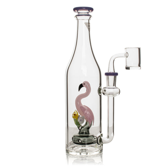 RED EYE GLASS® 9.5" Flamingo Bottle Rig