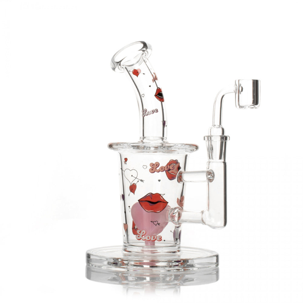 RED EYE GLASS® 8'' Heart Rig