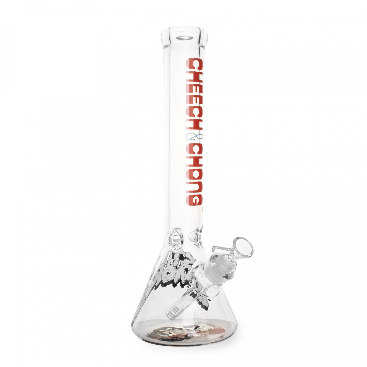 CHEECH & CHONG® GLASS 15" 7mm Thick Still Smokin Beaker Base Water Pipe