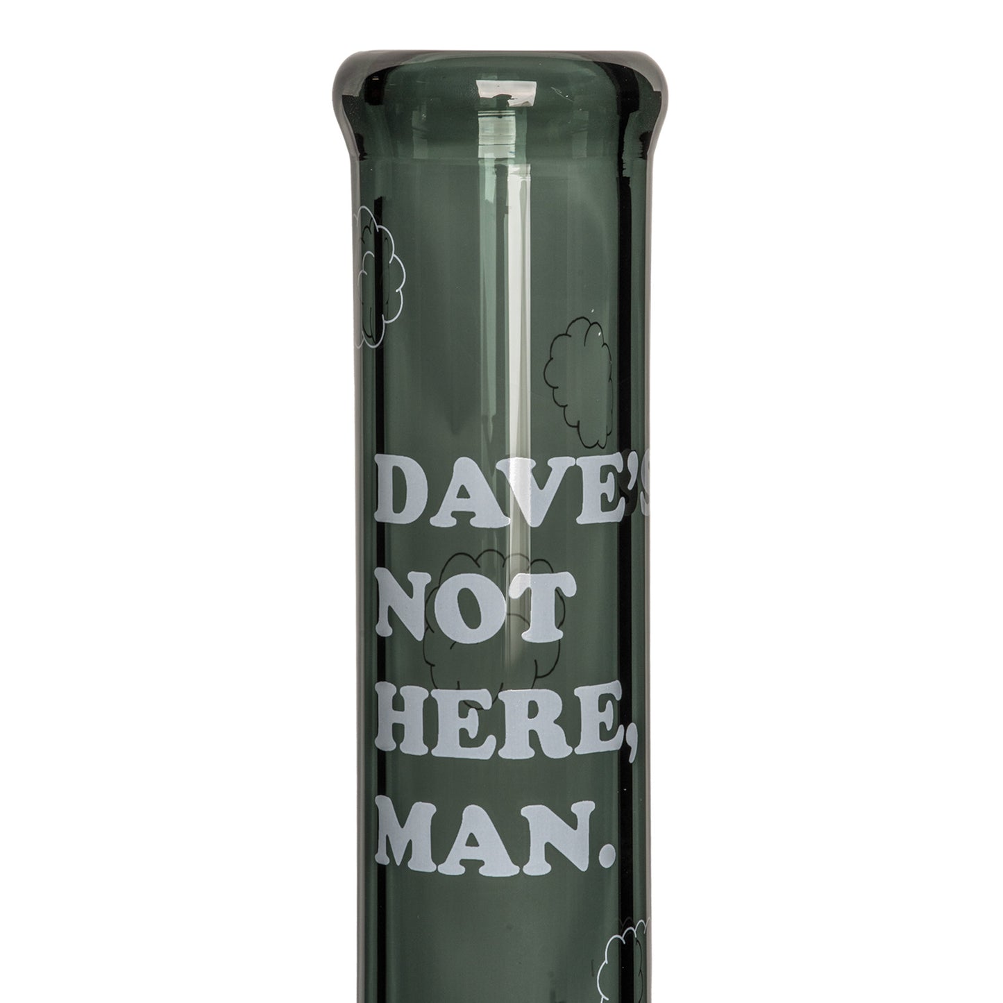 CHEECH & CHONG® GLASS 15" Dave's Not Here, Man Beaker Base Water Pipe