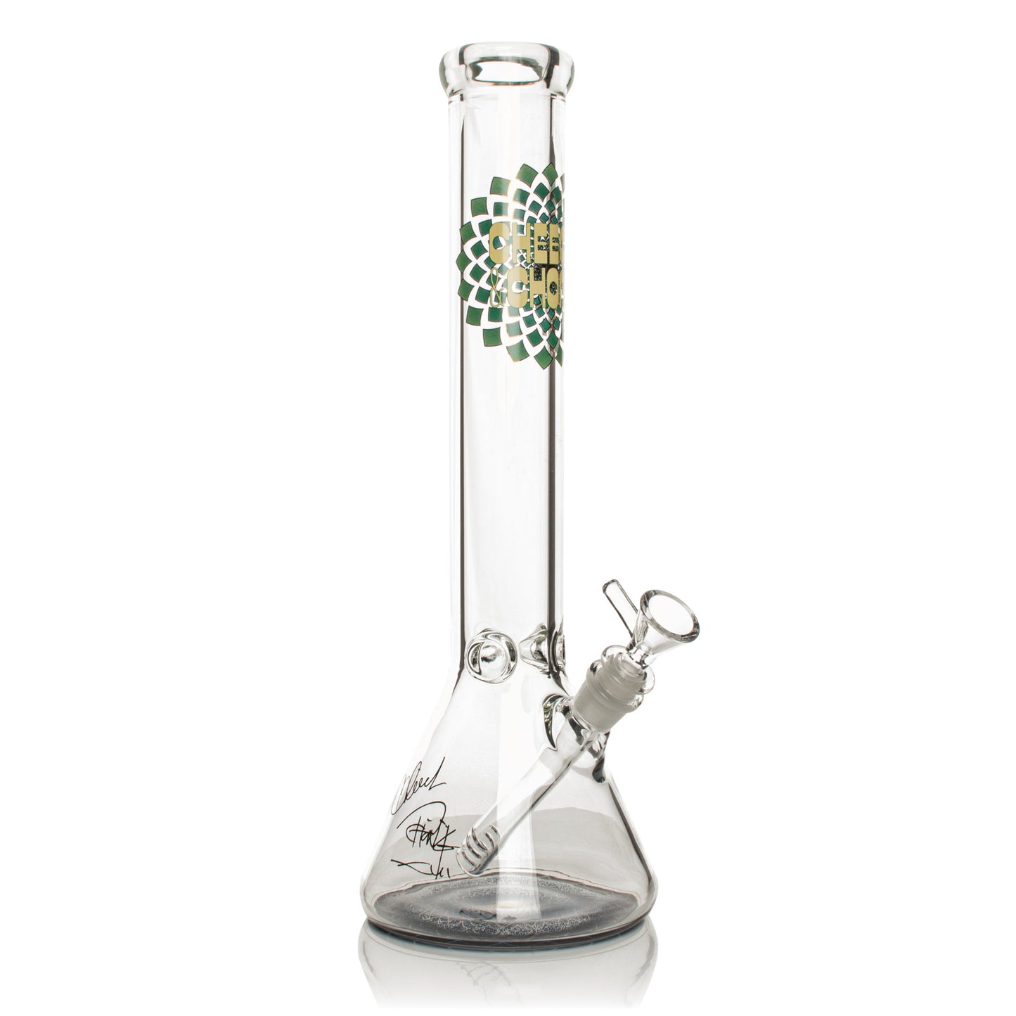 CHEECH & CHONG® GLASS 15" 7mm Thick Fibonacci Beaker Base Water Pipe