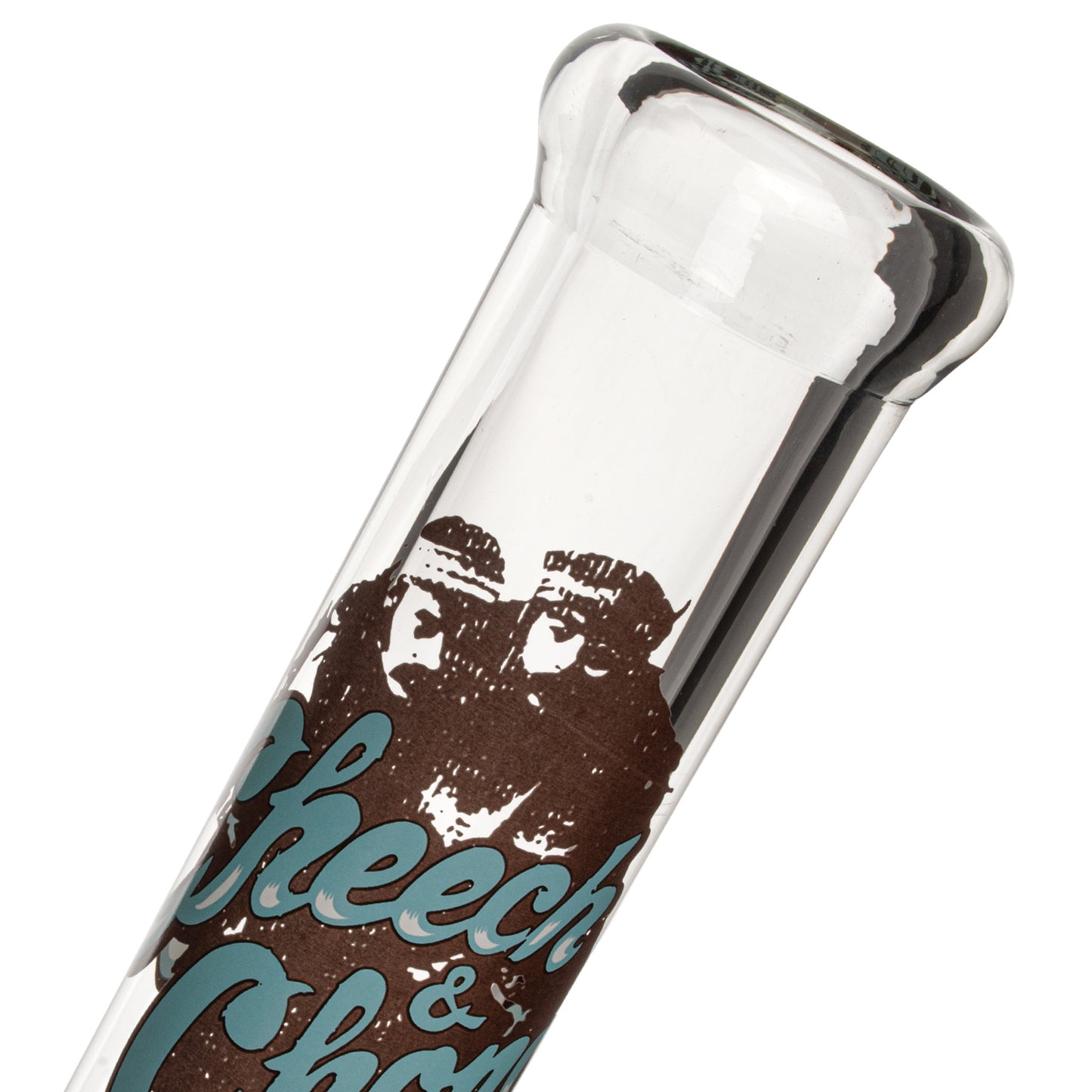 CHEECH & CHONG® GLASS 15" 7mm Thick Can I Be Blunt Beaker Base Water Pipe