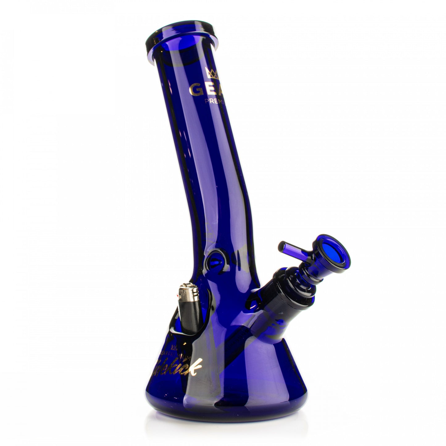 GEAR PREMIUM® 12" 7mm Thick Sidekick Laid Back Beaker Base Water Pipe