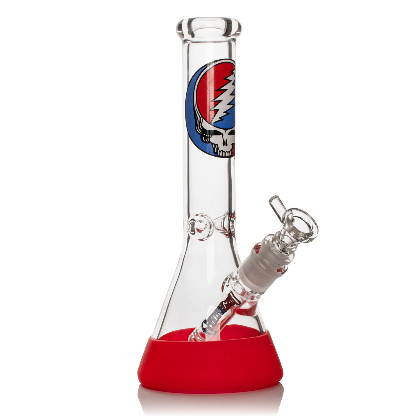 GEAR PREMIUM® GRATEFUL DEAD 10” Steal Your Face Beaker Base Water Pipe