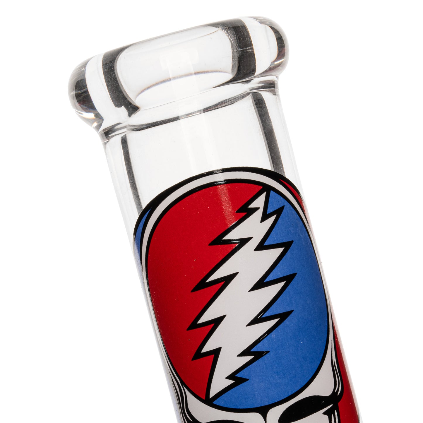 GEAR PREMIUM® GRATEFUL DEAD 10” Steal Your Face Beaker Base Water Pipe