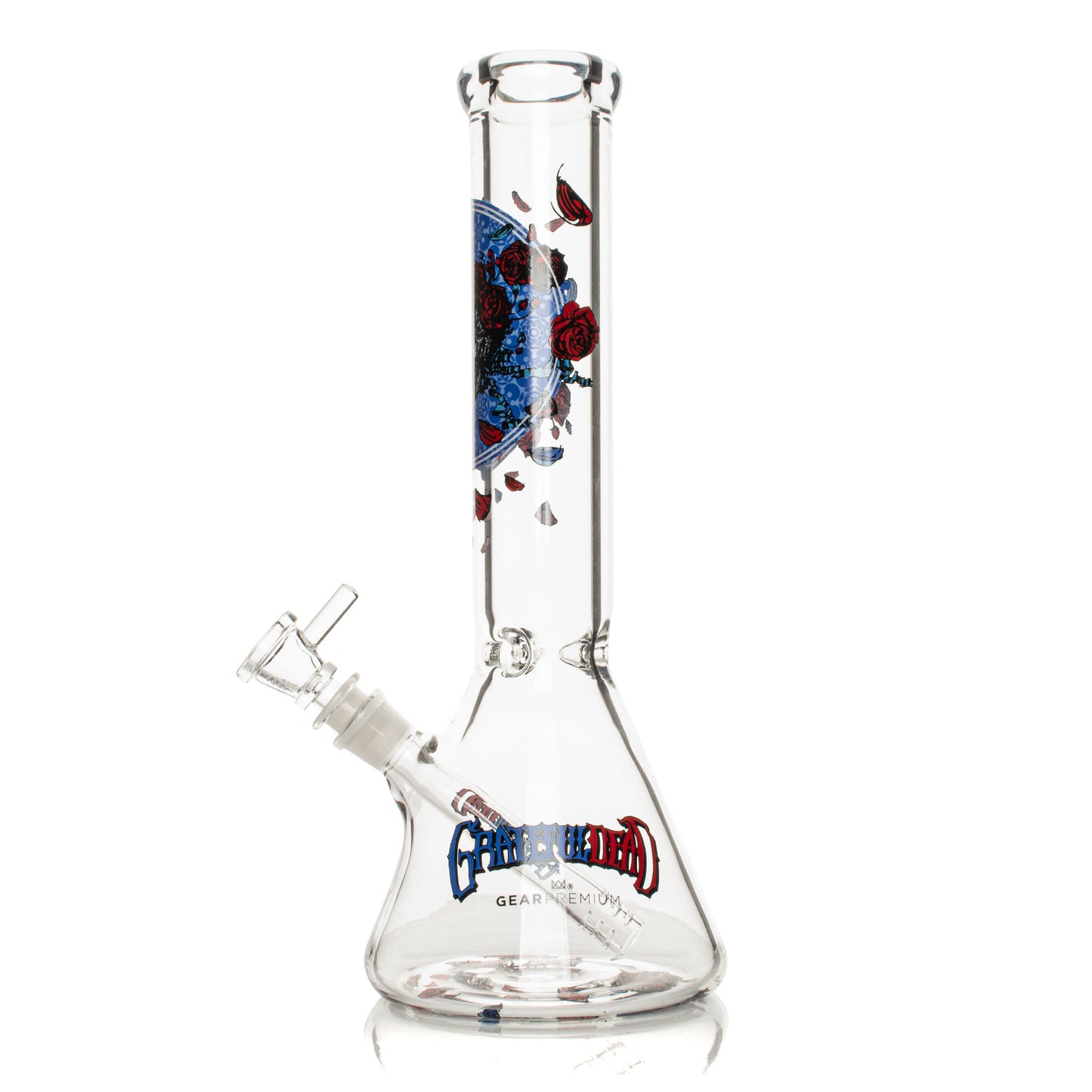 GEAR PREMIUM®GRATEFUL DEAD 13” 7mm Thick Bertha Beaker Base Water Pipe