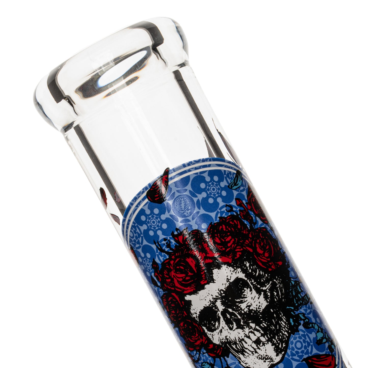 GEAR PREMIUM®GRATEFUL DEAD 13” 7mm Thick Bertha Beaker Base Water Pipe