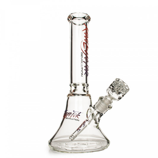 RED EYE TEK® 14" 7mm Thick Revolution Bell Base Water Pipe