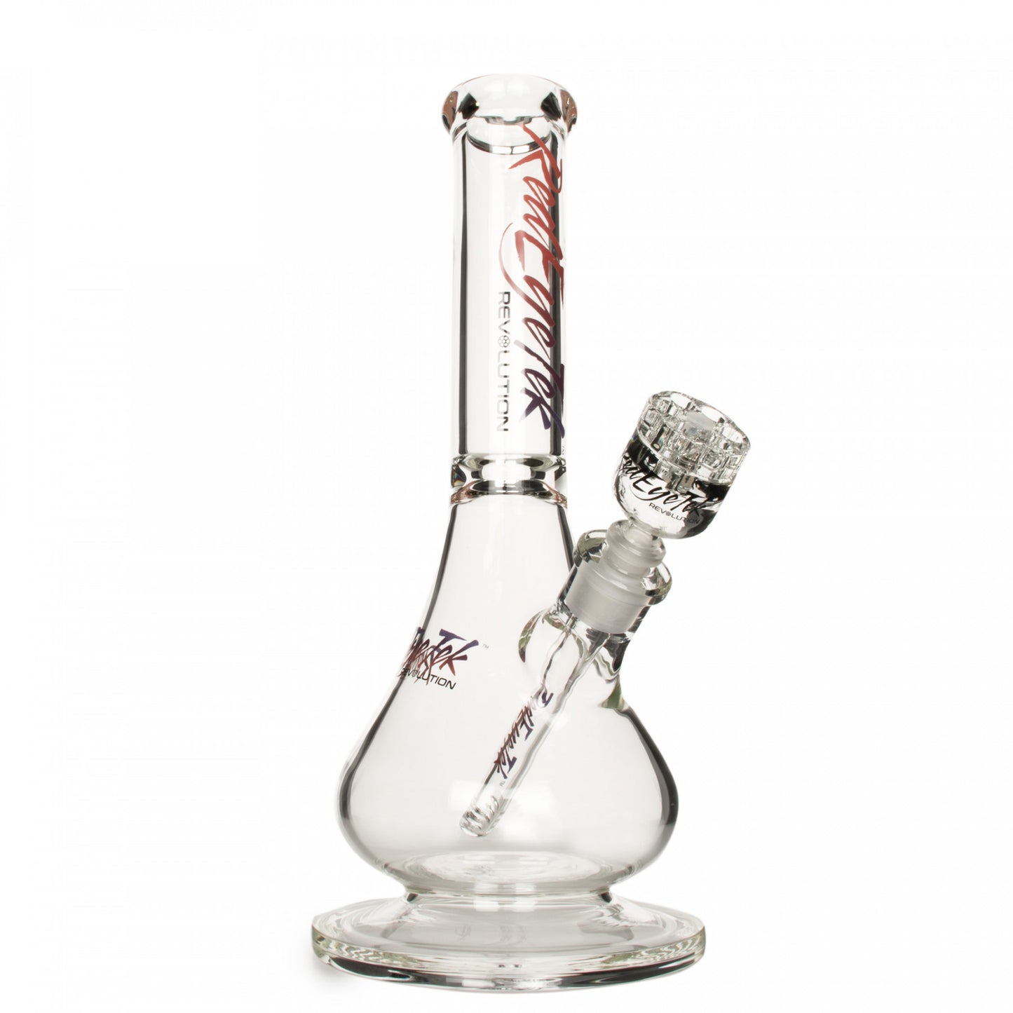 RED EYE TEK® 15" 7mm Thick Revolution Pedestal Bell Base Water Pipe