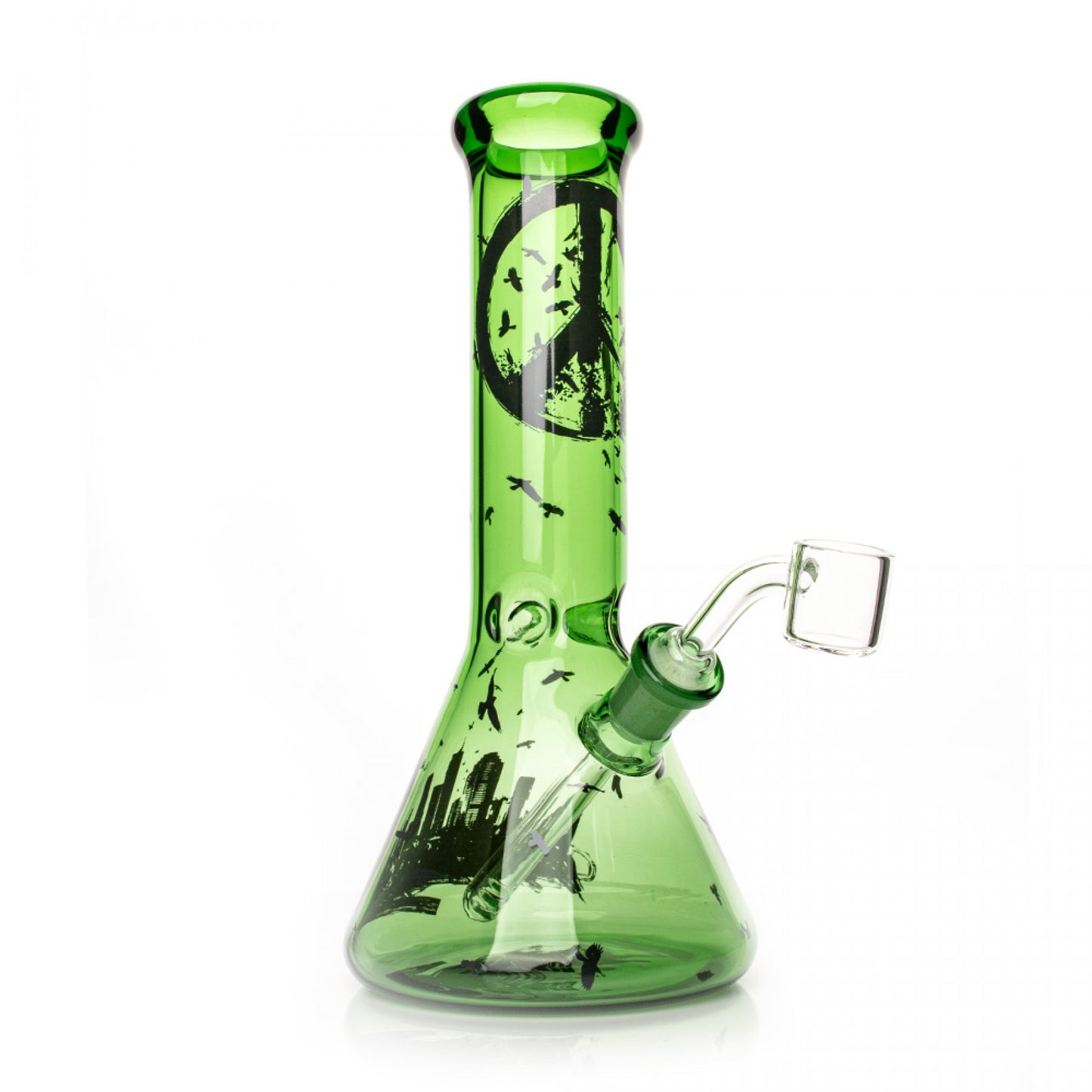 RED EYE GLASS® 8.5" Crow Beaker Base Concentrate Rig