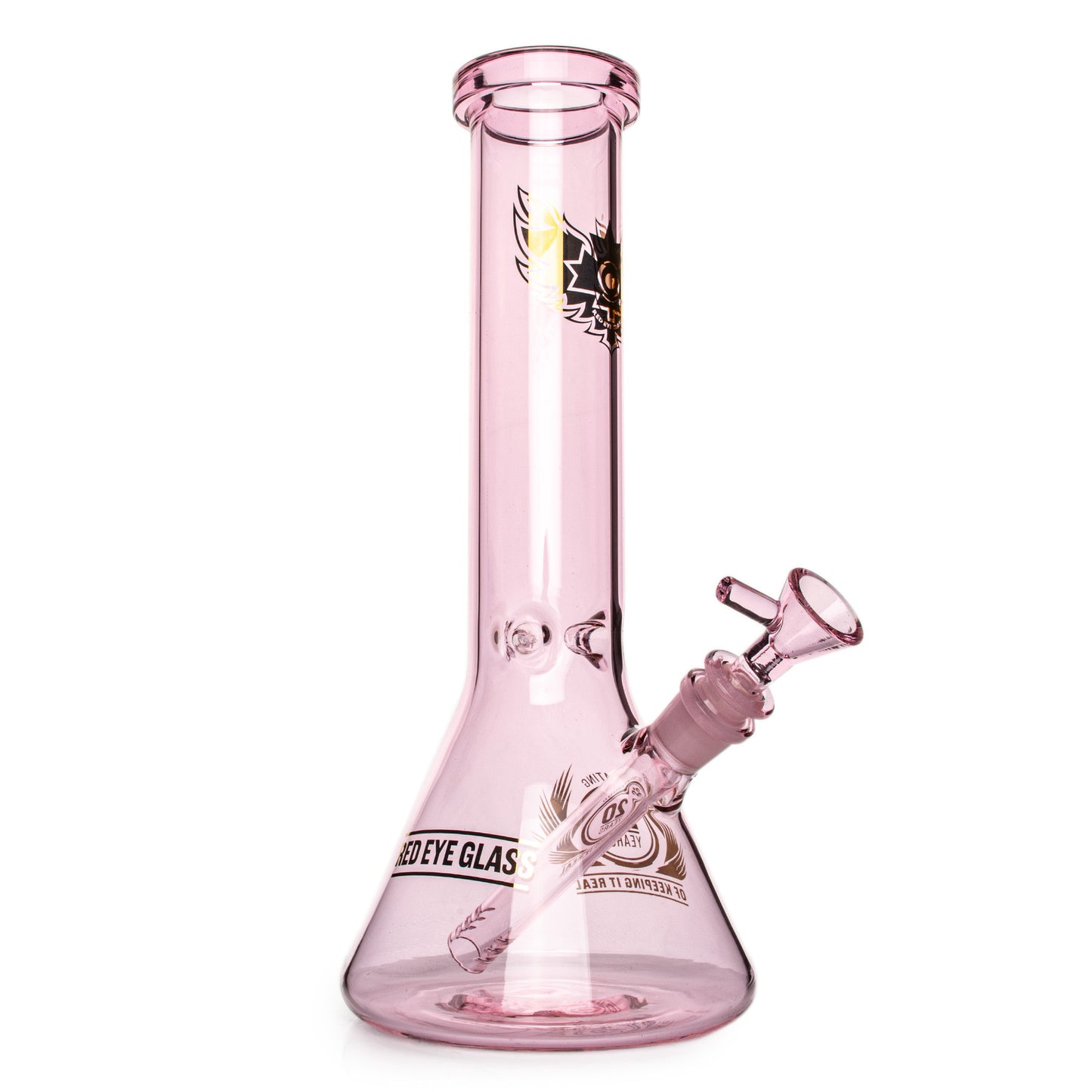 RED EYE GLASS® 12" 20th Anniversary Beaker Base Water Pipe