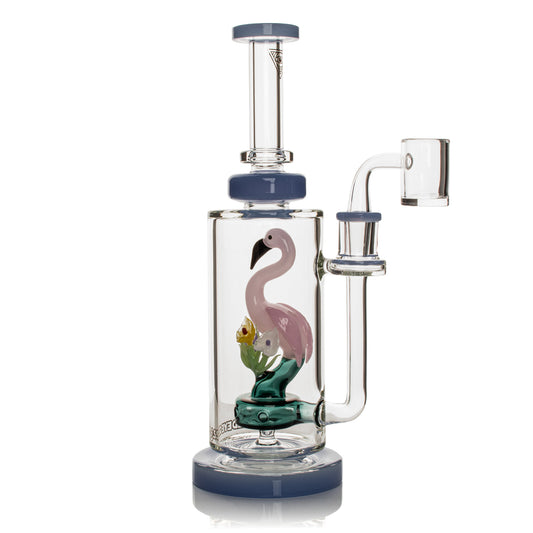 RED EYE GLASS® 10" Flamingo Concentrate Rig