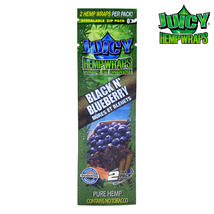 Juicy Hemp Wraps – Black N' Blueberry