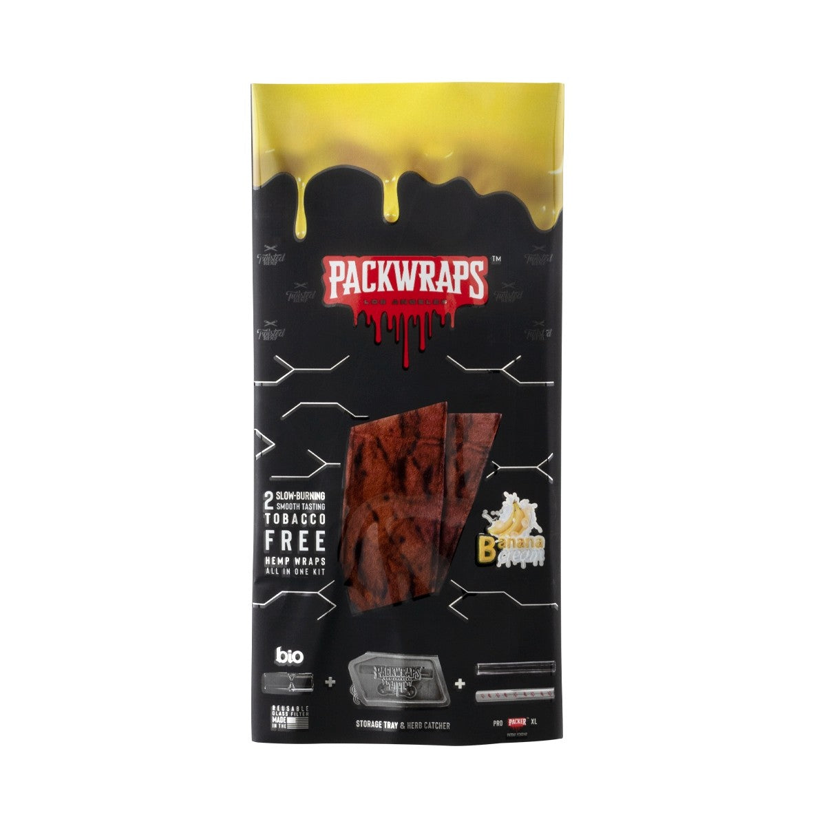PACKWRAPS -Banana Cream Hemp Wraps Kit