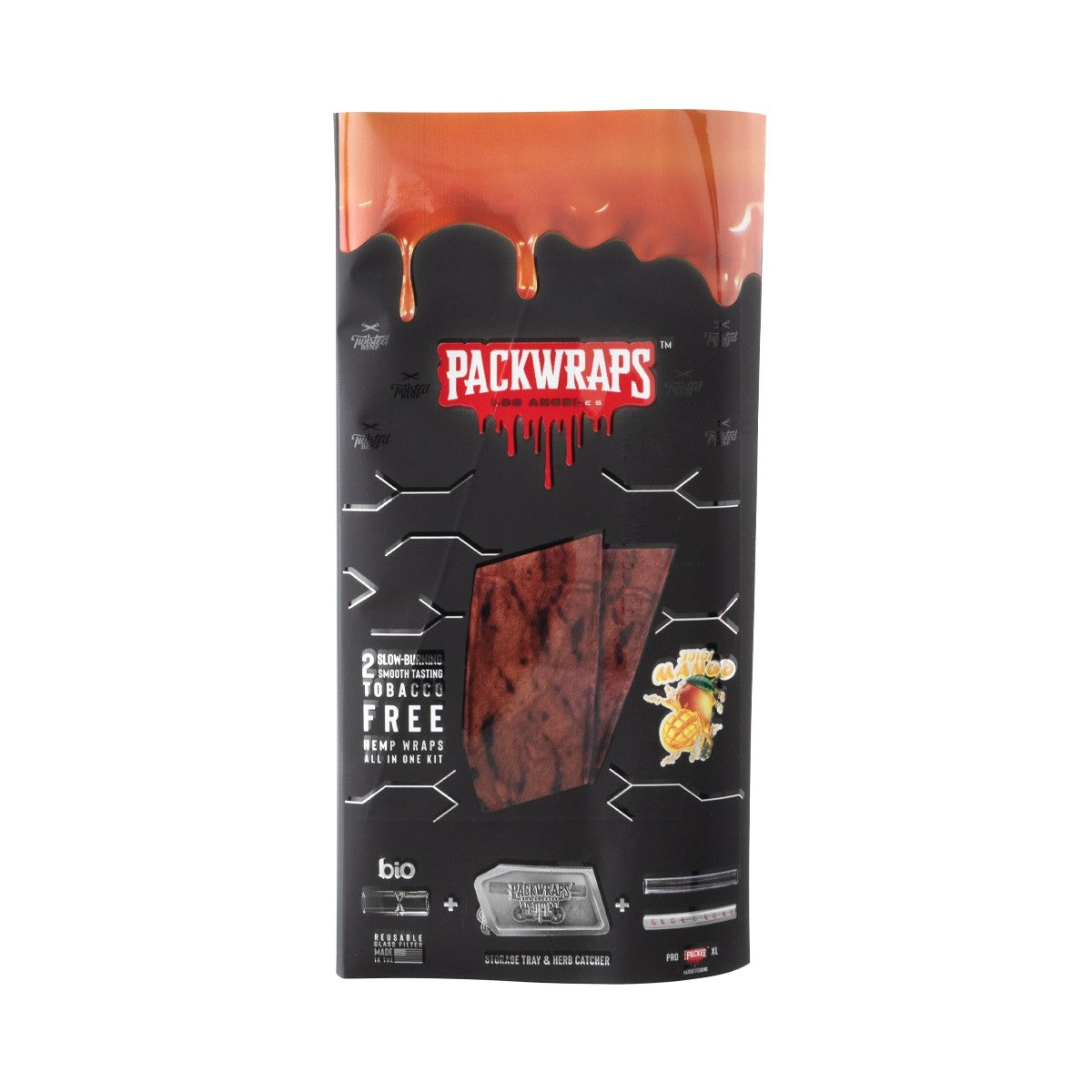 PACKWRAPS - Juicy Mango Hemp Wraps Kit