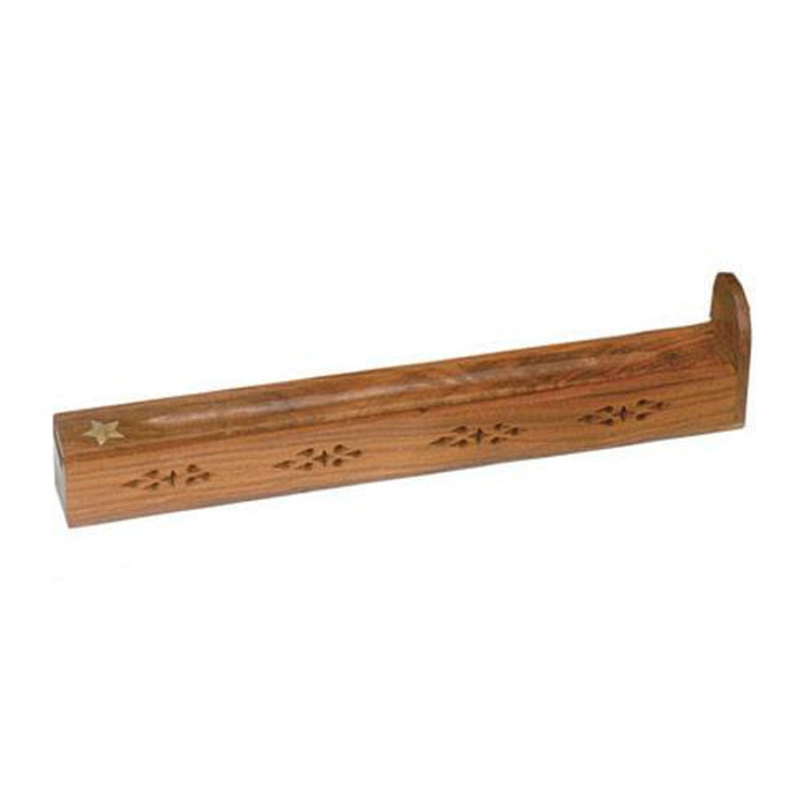 12'' Wooden Coffin Incense Burner