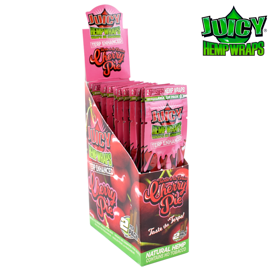 Juicy Terp Enhanced Hemp Wraps – Cherry Pie