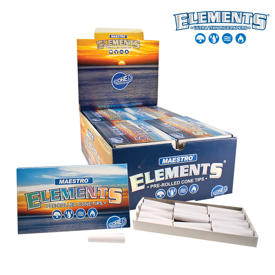 Elements Pre-Rolled Cone Maestro Tips 21PK