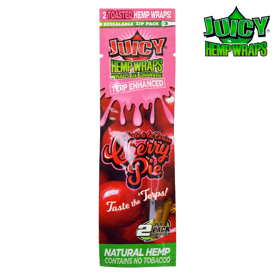 Juicy Terp Enhanced Hemp Wraps – Cherry Pie