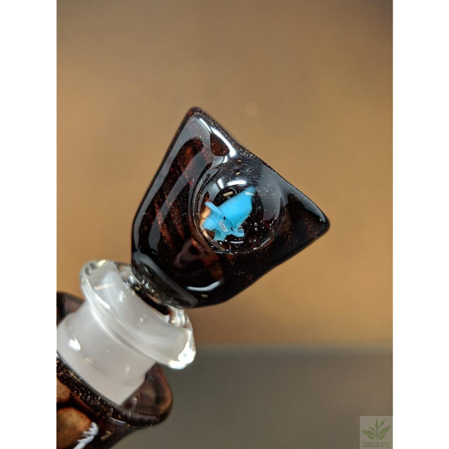Kahuna Glass Crushed Opal Mini Tube