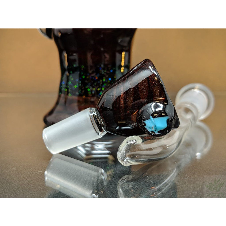 Kahuna Glass Crushed Opal Mini Tube