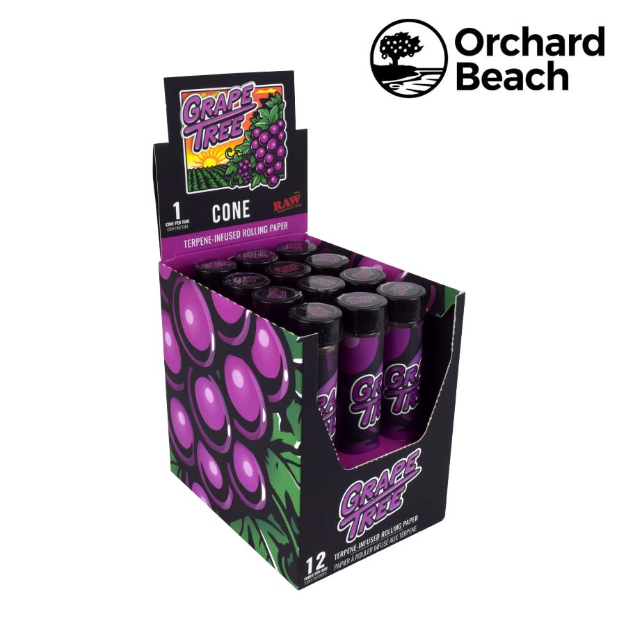 Orchard Beach Terpene Infused RAW Cones – Grape Tree