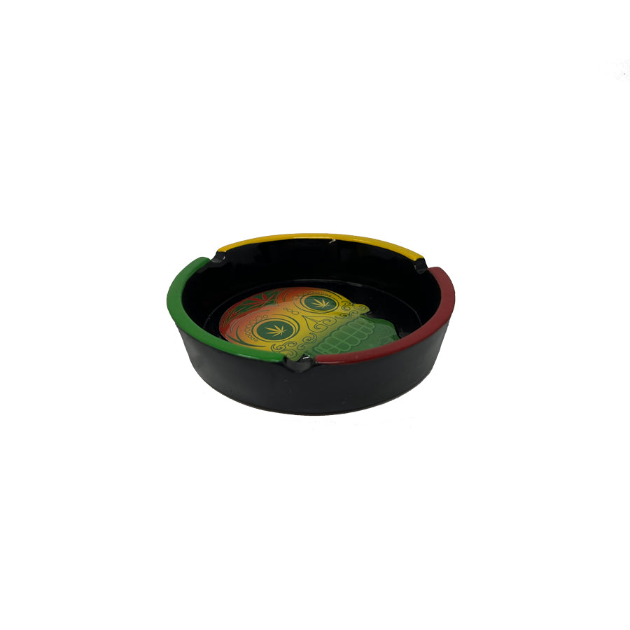 Rasta Skull Ashtray