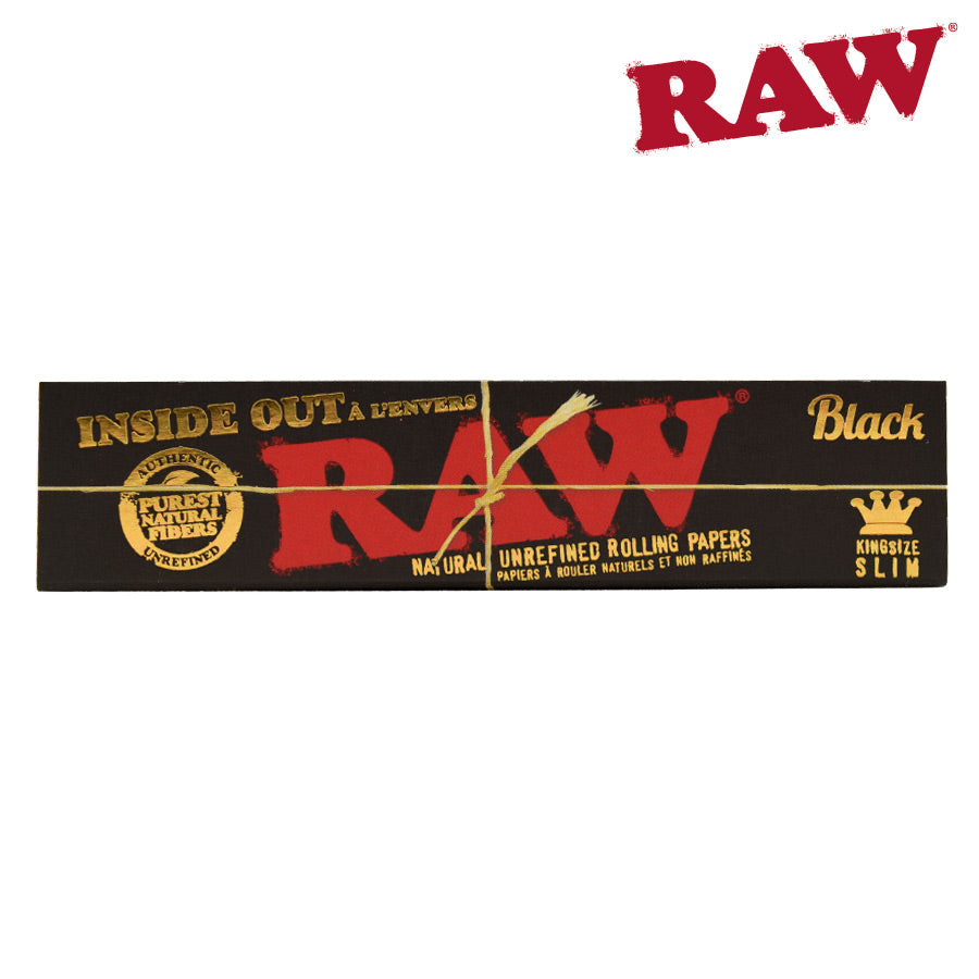 RAW Black Inside Out King Size Slim